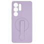 Brilliance LUX Samsung S25 Ultra Silicone with BackSide 360Ã‚Â° Rotating Wrist Strap Magnetic Phone Case Purple