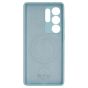 Brilliance LUX Samsung S25 Ultra Silicone with BackSide 360Ã‚Â° Rotating Wrist Strap Magnetic Phone Case Sky Blue