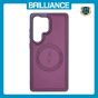 Brilliance LUX Samsung S25 Ultra Matte Magnetic TPU+PC+PU leather Phone Case Purple