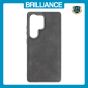 Brilliance LUX Samsung S25 Ultra Matte Magnetic TPU+PC+PU leather Phone Case Black