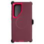 Brilliance HEAVY DUTY Samsung S25 Ultra (Pro Series) + Magnetic Case Dark Red
