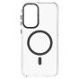 Brilliance LUX Samsung S25 FE Clear Magnetic Hybrid TPU + Acrylic Phone Case Gray