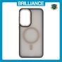 Brilliance LUX Samsung S25 FE Silicone-Feel Magnetic Hybrid TPU + PC Phone Case Desert Titanium