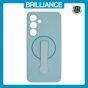 Brilliance LUX Samsung S25 FE Silicone with BackSide 360Ã‚Â° Rotating Wrist Strap Magnetic Phone Case Sky Blue