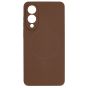 Brilliance LUX Samsung S25 FE Magnetic Solid Silicone with Open-Area Camera Cutout Phone Case Brown