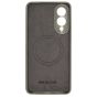 Brilliance LUX Samsung S25 FE Magnetic Solid Silicone with Open-Area Camera Cutout Phone Case Gray Titanium