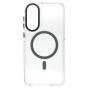 Brilliance LUX Samsung S25 Edge Clear Magnetic Hybrid TPU + Acrylic Phone Case Gray