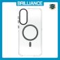 Brilliance LUX Samsung S25 Edge Clear Magnetic Hybrid TPU + Acrylic Phone Case Gray
