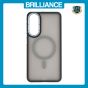 Brilliance LUX Samsung S25 Edge Silicone-Feel Magnetic Hybrid TPU + PC Phone Case Gray