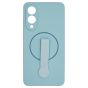 Brilliance LUX Samsung S25 Edge Silicone with BackSide 360° Rotating Wrist Strap Magnetic Phone Case Sky Blue