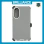 Brilliance HEAVY DUTY Samsung S25 Edge (Pro Series) Case Grey White