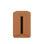 TRUSMI CF07 Series PU Magnetic Triangle Stand Card Holder Brown