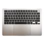 MacBook Air 13" (A2681 / Mid 2022) Top Case Assembly With Battery And Keyboard (Starlight)