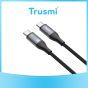 TRUSMI CA12-05 60W Type C to Type C Smart Power off Aluminum Alloy Cable