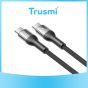 TRUSMI CA47-11 60W Type C to Type C LED Aluminum Alloy Braided Cable
