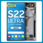 Samsung S22 Ultra 5G LCD with Touch + Frame Phantom White SERVICE PACK