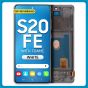 Samsung S20 FE 5G LCD With Touch + Frame Cloud White (Refurbished)