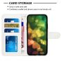 Brilliance LUX iPhone 15 Pro Flip PU Leather Wallet 3D Print Cartoon Butterfly Flower with Wrist Strap Case