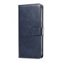 Brilliance LUX iPhone 13 Pro Max Book Flip Soft PU Leather Wallet with Card Pockets Case Blue