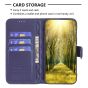Brilliance LUX iPhone 6/7/8 Flip Book PU real Leather Wallet Holder & Kickstand with Card Pockets Case Blue
