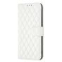 Brilliance LUX iPhone 14 Pro Max Flip Book PU real Leather Wallet Holder & Kickstand with Card Pockets Case White