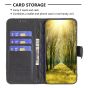 Brilliance LUX Samsung S23 Flip Book PU real Leather Wallet Holder & Kickstand with Card Pockets Case Black