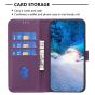 Brilliance LUX iPhone 13/14 Flip PU Genuine Leather Detachable Strong Magnetic Wallet with Card Pockets Case Purple