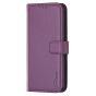 Brilliance LUX iPhone 13/14 Flip PU Genuine Leather Detachable Strong Magnetic Wallet with Card Pockets Case Purple