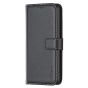 Brilliance LUX iPhone 12 / 12 Pro Flip Book PU Genuine Leather Detachable Strong Magnetic Wallet with Card Pockets Case Black