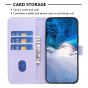 Brilliance LUX Samsung S23 Flip Book PU Genuine Leather Detachable Strong Magnetic Wallet with Card Pockets Case lavender