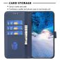 Brilliance LUX iPhone 11 Flip Book PU Genuine Leather Detachable Strong Magnetic Wallet with Card Pockets Case Blue