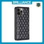 Brilliance LUX iPhone 12 / 12 Pro Flip PU Leather Holder Slots Magnetic Wallet with Card Pockets Case Black