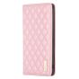 Brilliance LUX iPhone 14 Flip PU Leather Holder Slots Magnetic Wallet with Card Pockets Case Pink