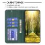 Brilliance LUX Samsung S23 Ulltra Flip PU Leather Stitching Colors Dark Magnetic Wallet with Card Pockets Case Green