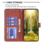 Brilliance LUX iPhone 16 Plus Flip PU Leather Retro Business linear Wallet with Card Pockets Case Brown