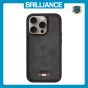 Brilliance LUX iPhone 13 Pro Max TPU PC Leather Scratch Proof Hybrid Case Black