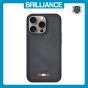 Brilliance LUX iPhone 13 Pro Max TPU PC Leather Scratch Proof Hybrid Case Blue