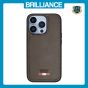 Brilliance LUX iPhone 13 Pro TPU PC Leather Scratch Proof Hybrid Case Green