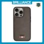 Brilliance LUX iPhone 13 Pro Max TPU PC Leather Scratch Proof Hybrid Case Green