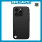 Brilliance LUX iPhone 13 Pro Max PC Carbon Fiber Leather with folding Case Black