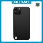 Brilliance LUX iPhone 15 Pro Max PC Carbon Fiber Leather with folding Case Black