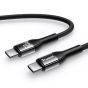 TRUSMI CA47-11 60W Type C to Type C LED Aluminum Alloy Braided Cable