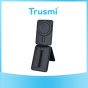 TRUSMI CF07 Series PU Magnetic Triangle Stand Card Holder Black