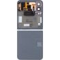 Samsung Z Flip 4 5G Back Door Blue With Camera Lens & LCD