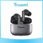 TRUSMI ENC Zinc Alloy Metal Wireless Headphones Gray