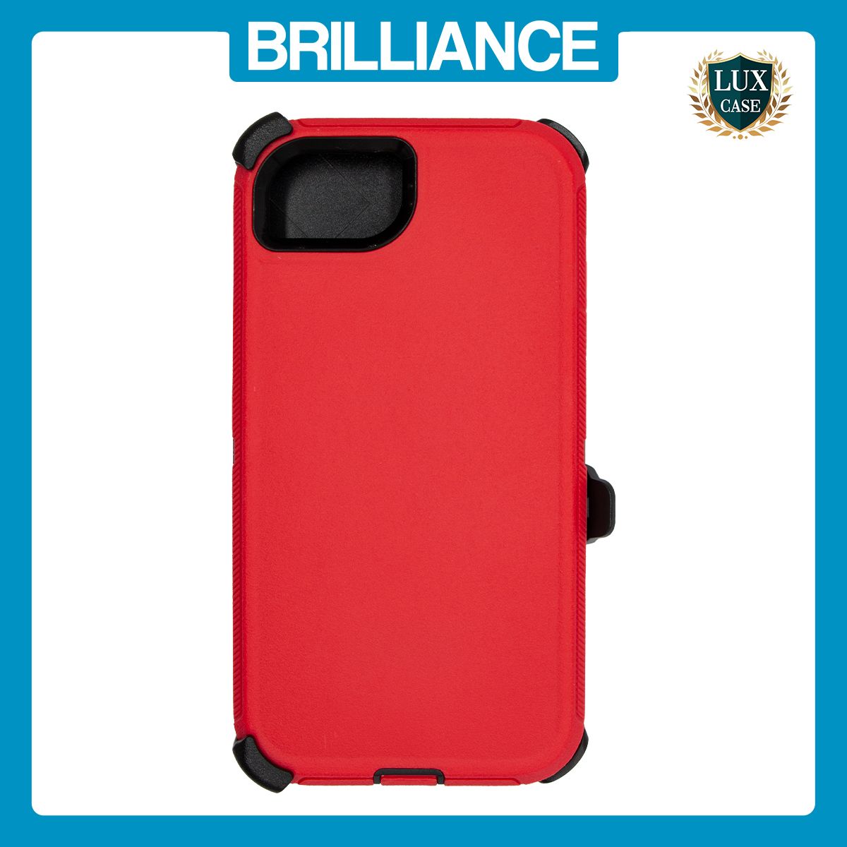 Brilliance HEAVY DUTY iPhone 16E (Pro Series) Case Red Black
