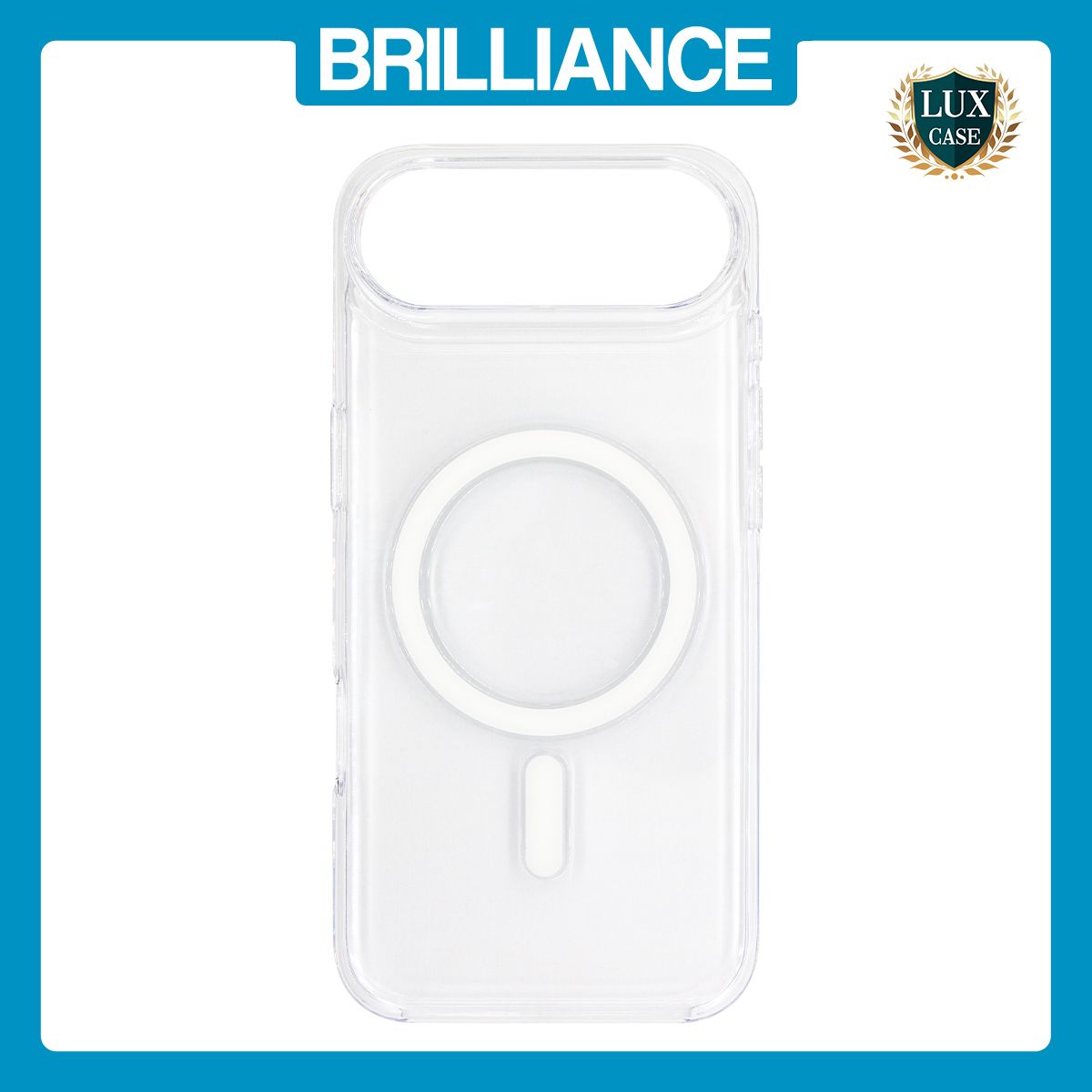 Brilliance LUX iPhone 17 Air High-Clarity Transparent Clear PC Magnetic Phone Case