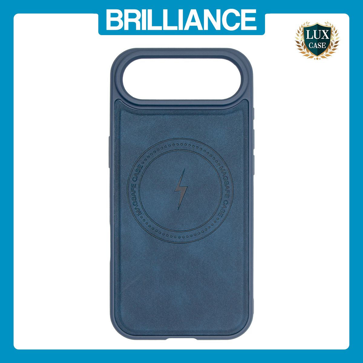 Brilliance LUX iPhone 17 Air Matte Magnetic TPU+PC+PU leather Phone Case Royal Blue
