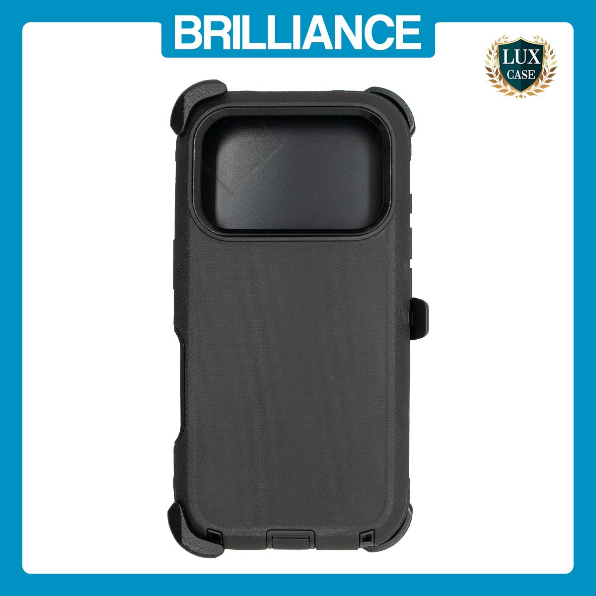 Brilliance HEAVY DUTY iPhone 17 Pro (Pro Series) Case Black