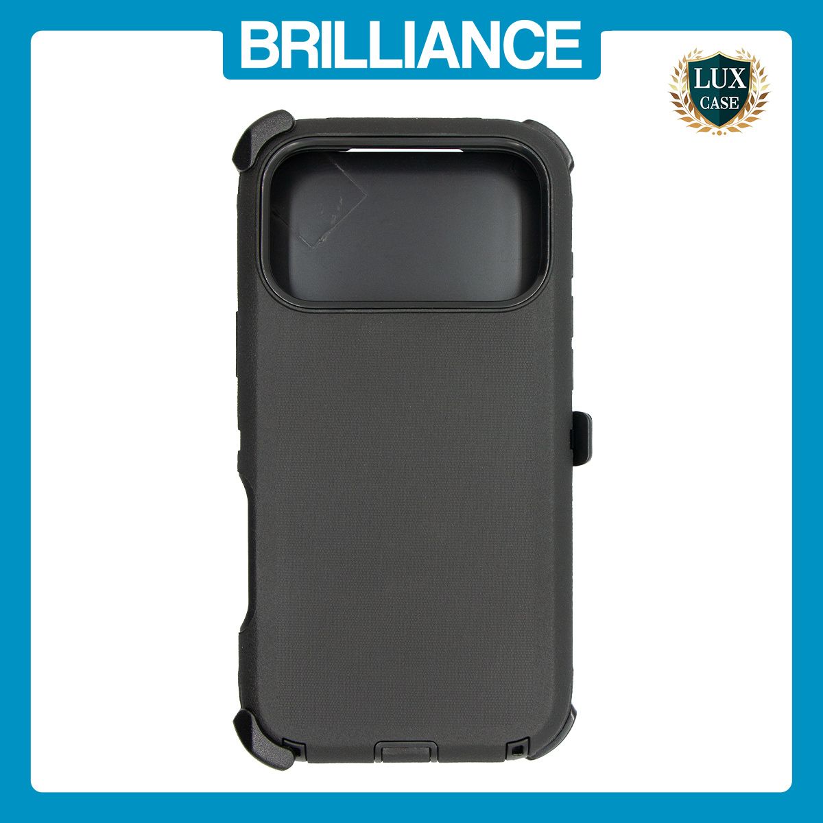 Brilliance HEAVY DUTY iPhone 17 Pro Max (Pro Series) Case Black